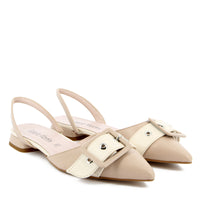 Ada Décolleté Ballerina Panna – Beige