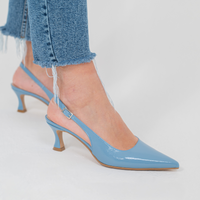 Delia Slingback Naplak Beige