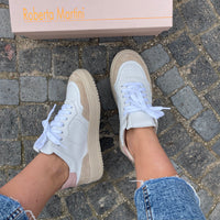 Kylie Sneakers Weiß - Rosa