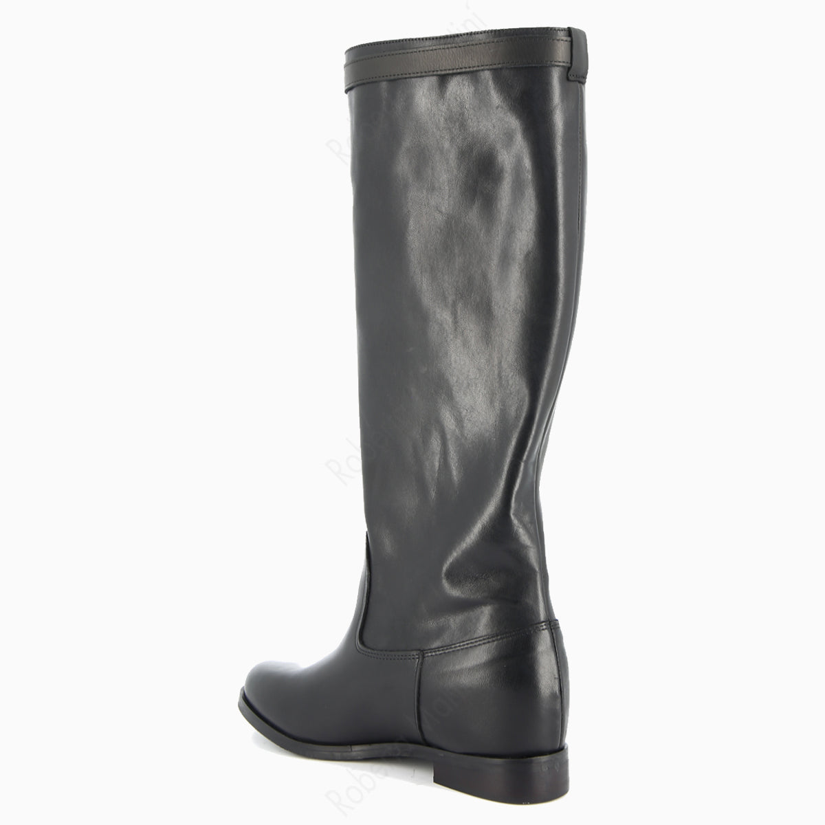 Schwarzer Pariser Stiefel