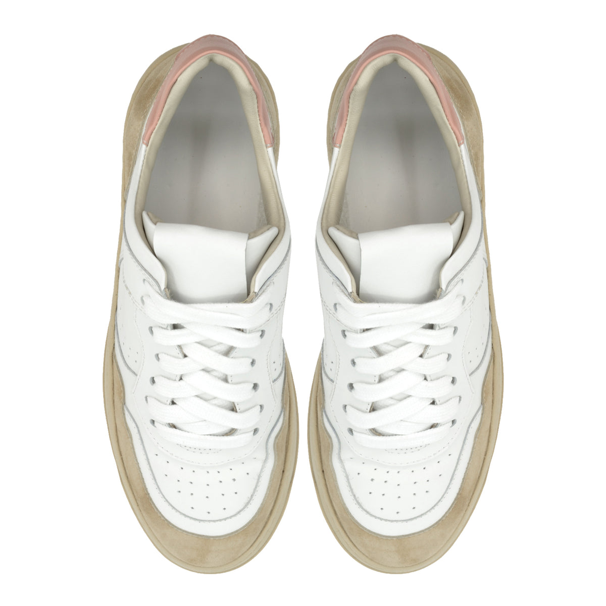 Kylie Sneakers Weiß - Rosa