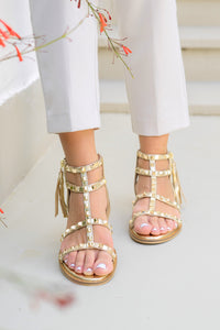 Athena Sandale mit Nieten