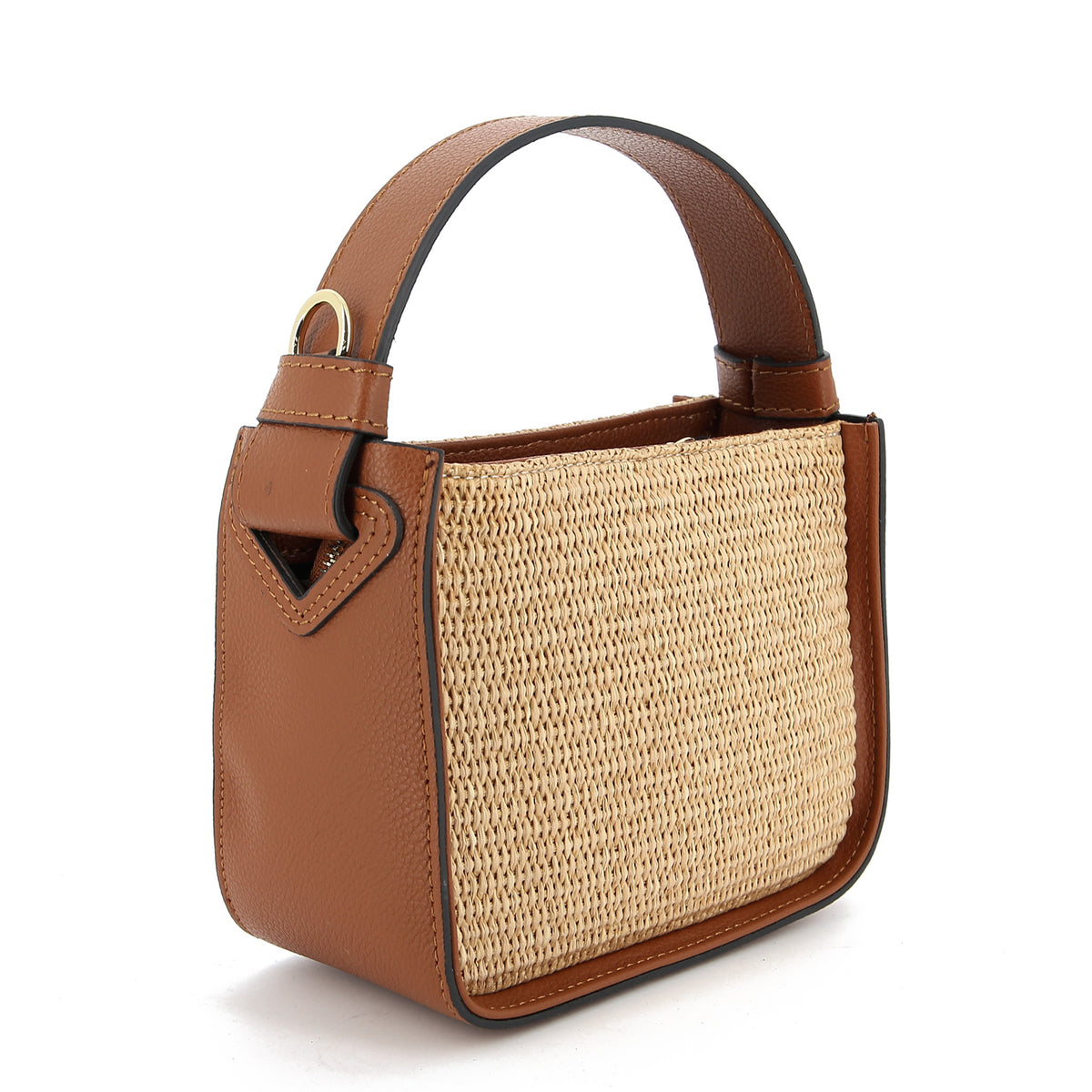 Borsa St. Tropez in Pelle e Rafia