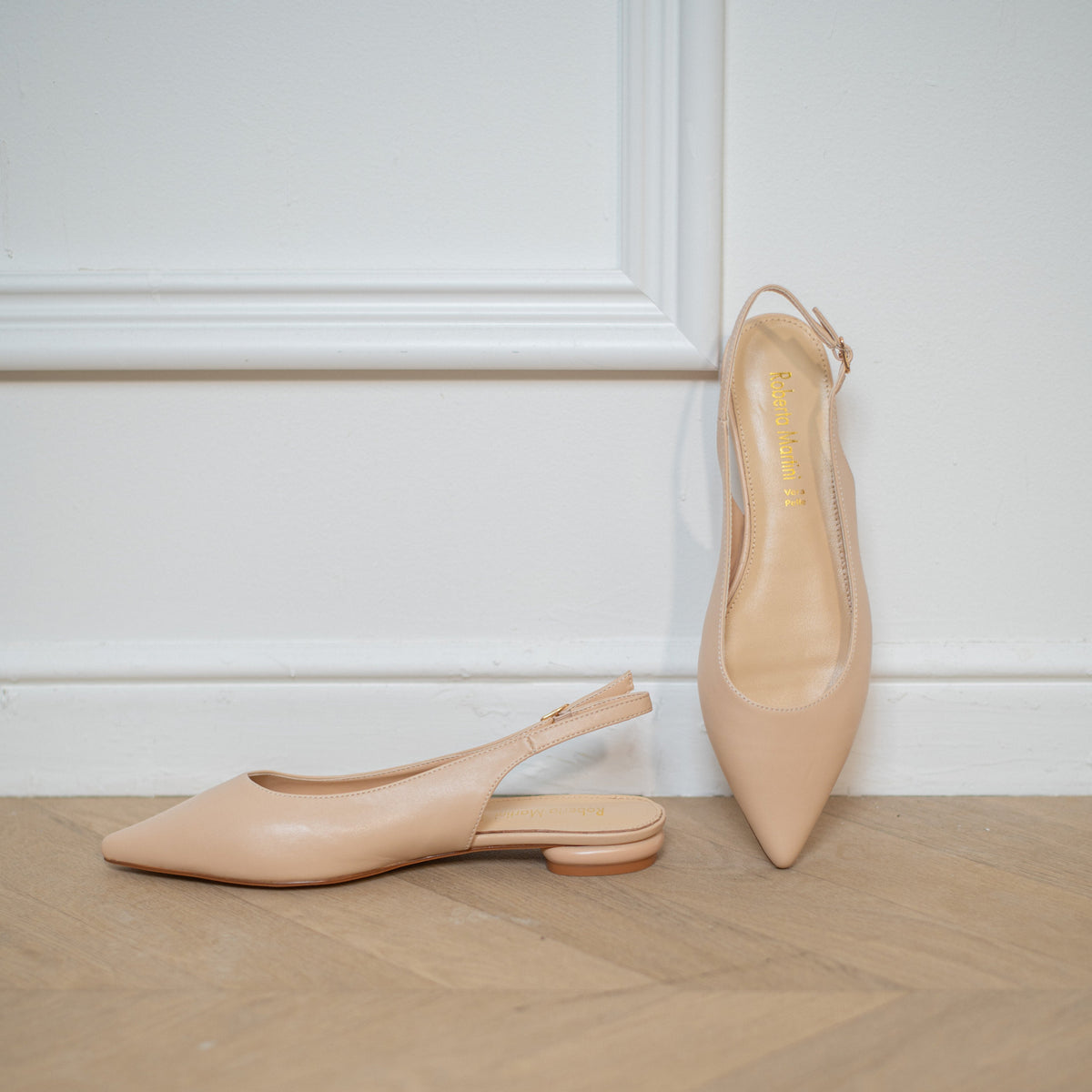 Slingback-Ballerina Isabel Beige