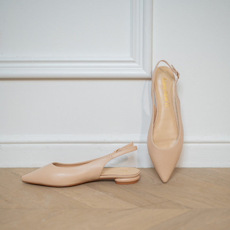 Slingback-Ballerina Isabel Beige