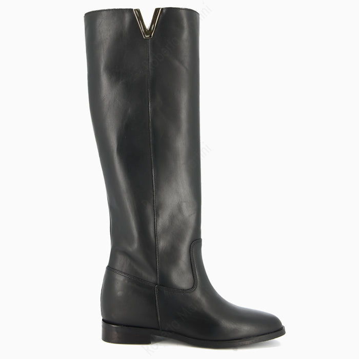 Elodie Stiefel gold Accessoire Schwarz
