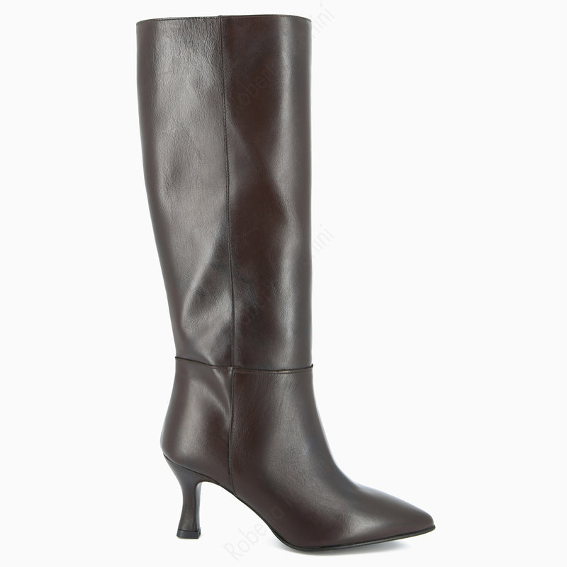 Hanna Stiefel aus schwarzem Leder