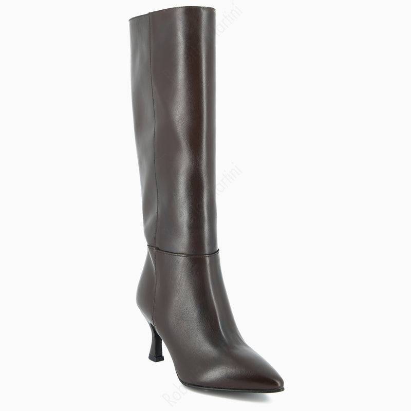 Hanna Stiefel aus schwarzem Leder