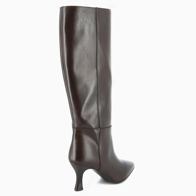 Hanna Stiefel aus schwarzem Leder