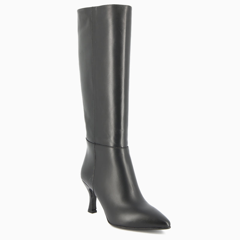 Hanna Stiefel aus schwarzem Leder
