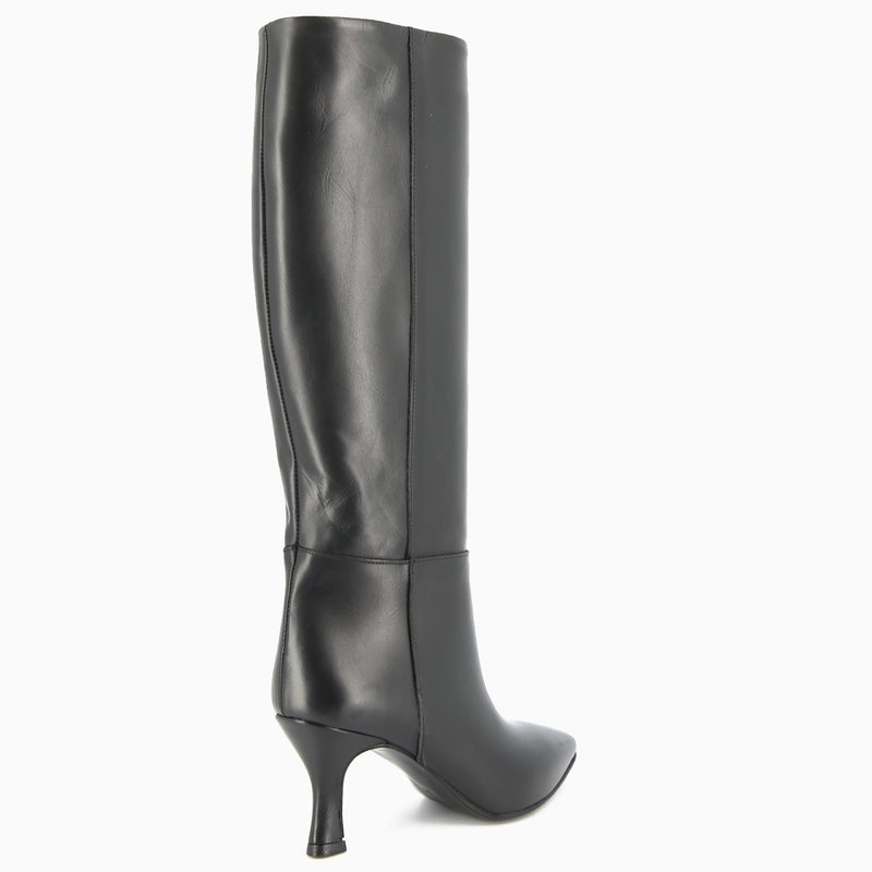 Hanna Stiefel aus schwarzem Leder