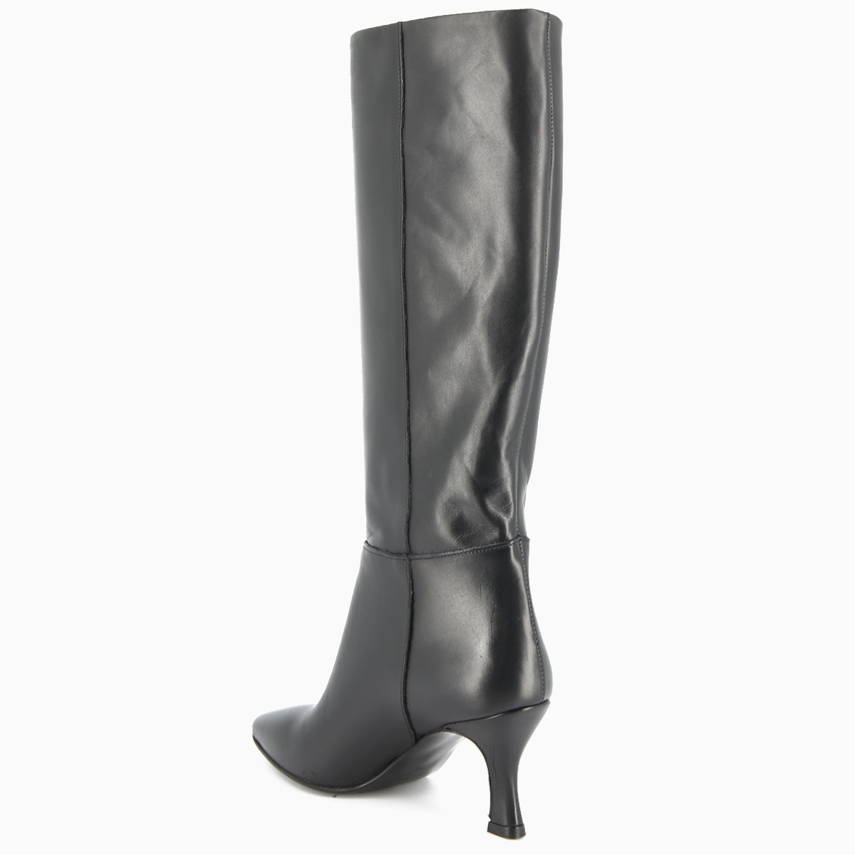 Hanna Stiefel aus schwarzem Leder