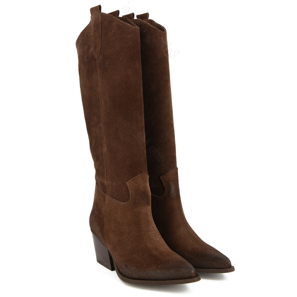 Hanna Stiefel aus schwarzem Leder