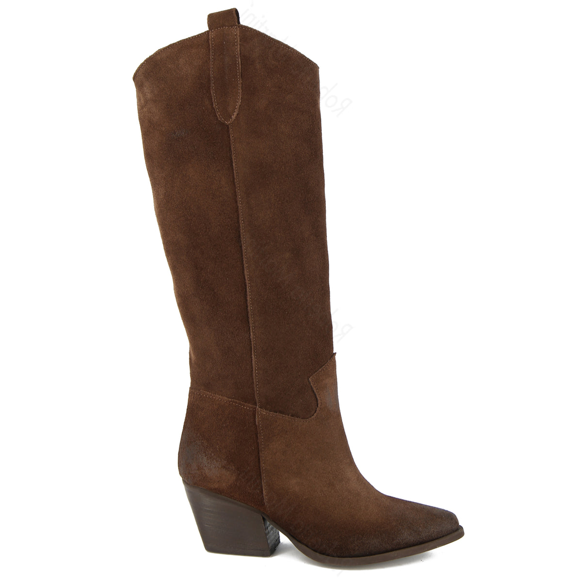 Hanna Stiefel aus schwarzem Leder