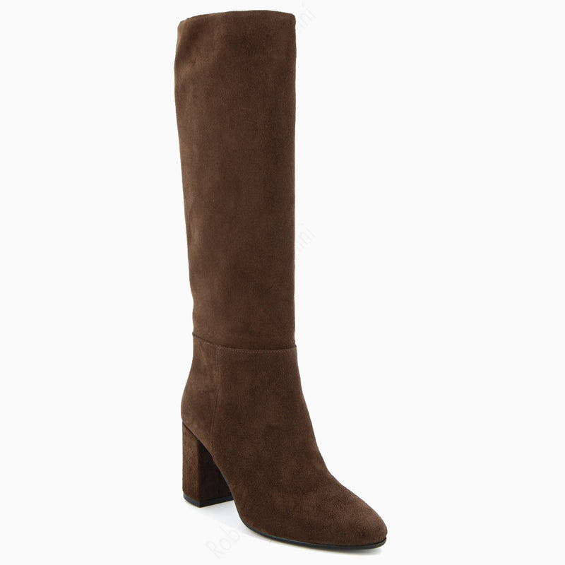 Hanna Stiefel aus schwarzem Leder