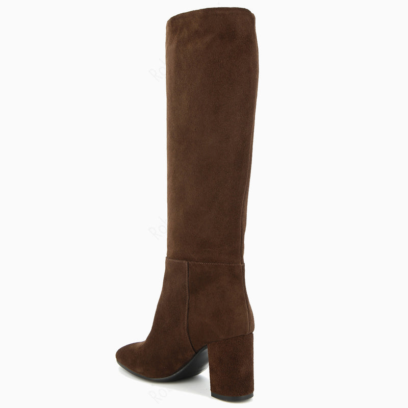 Hanna Stiefel aus schwarzem Leder