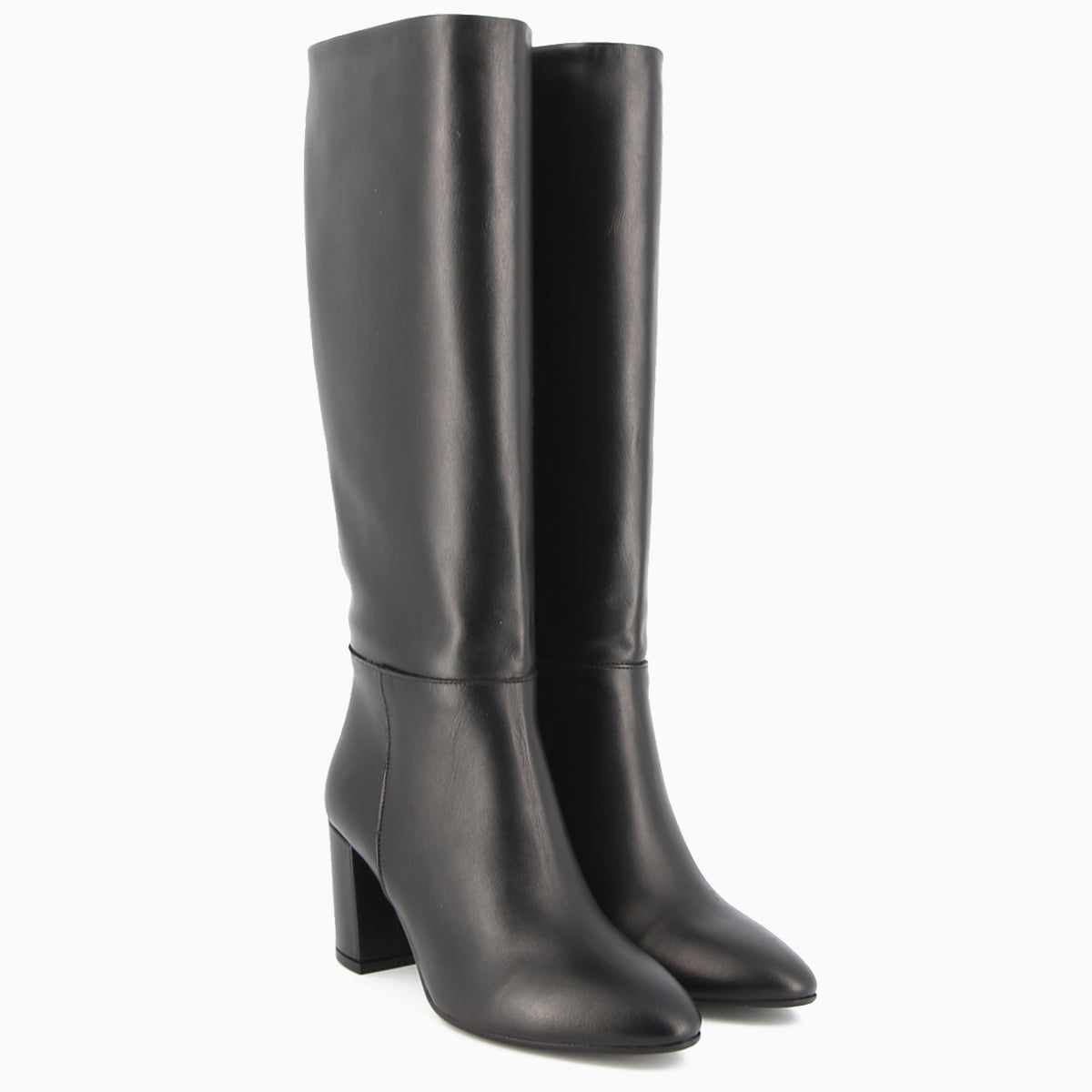 Hanna Stiefel aus schwarzem Leder