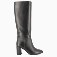 Hanna Stiefel aus schwarzem Leder
