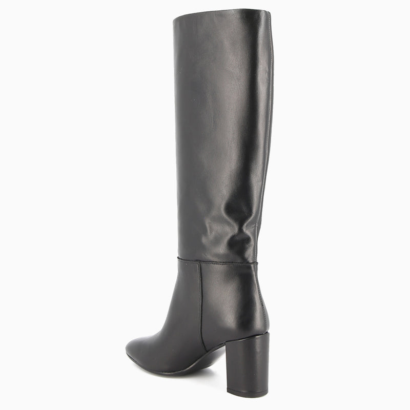 Hanna Stiefel aus schwarzem Leder