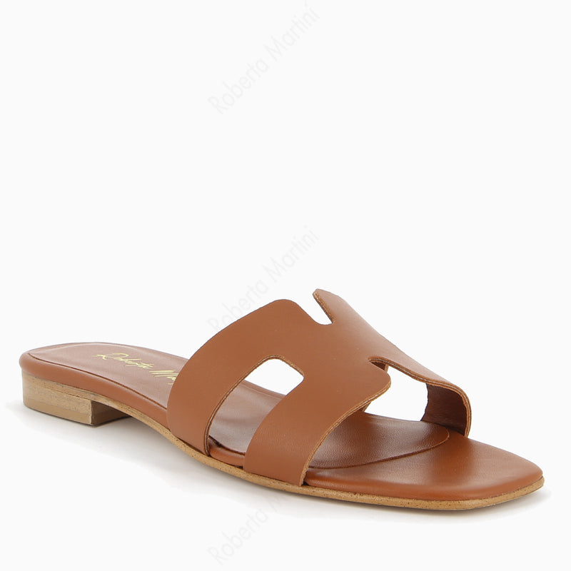 Paris Sandal Hellbraun