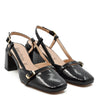 Jane Slingback-Pumps mit schwarzem Riemen