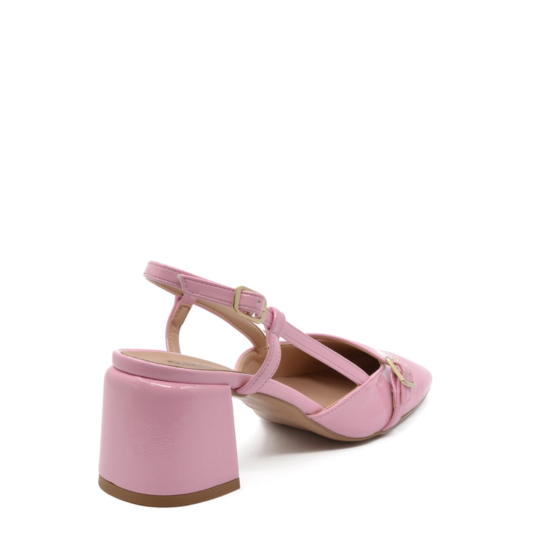 Jane Slingback-Pumps mit rosa Riemen