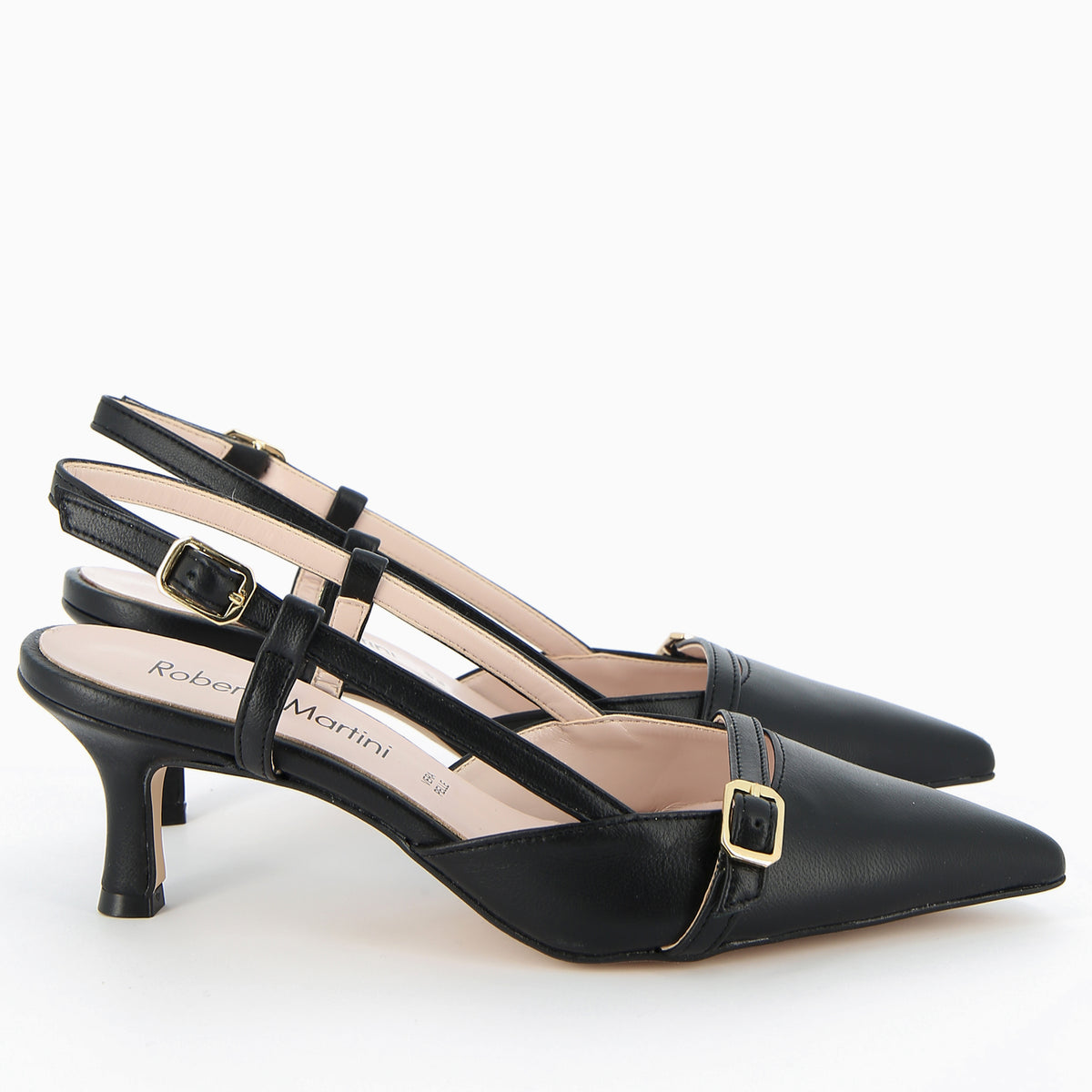 Slingback Alison Nappa Nero