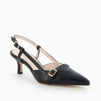 Slingback Alison Nappa Nero