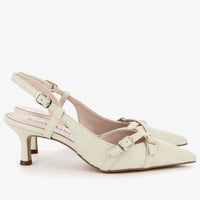Slingback Alba in Vera Pelle Nappa