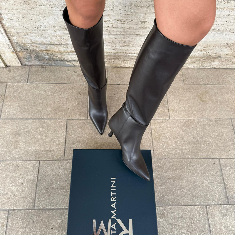 Lucy Schwarzer Lederstiefel