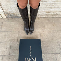 Lucy Schwarzer Lederstiefel