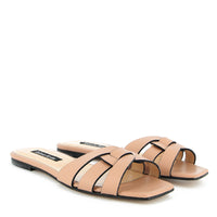 Sandale York Schwarz Nappa