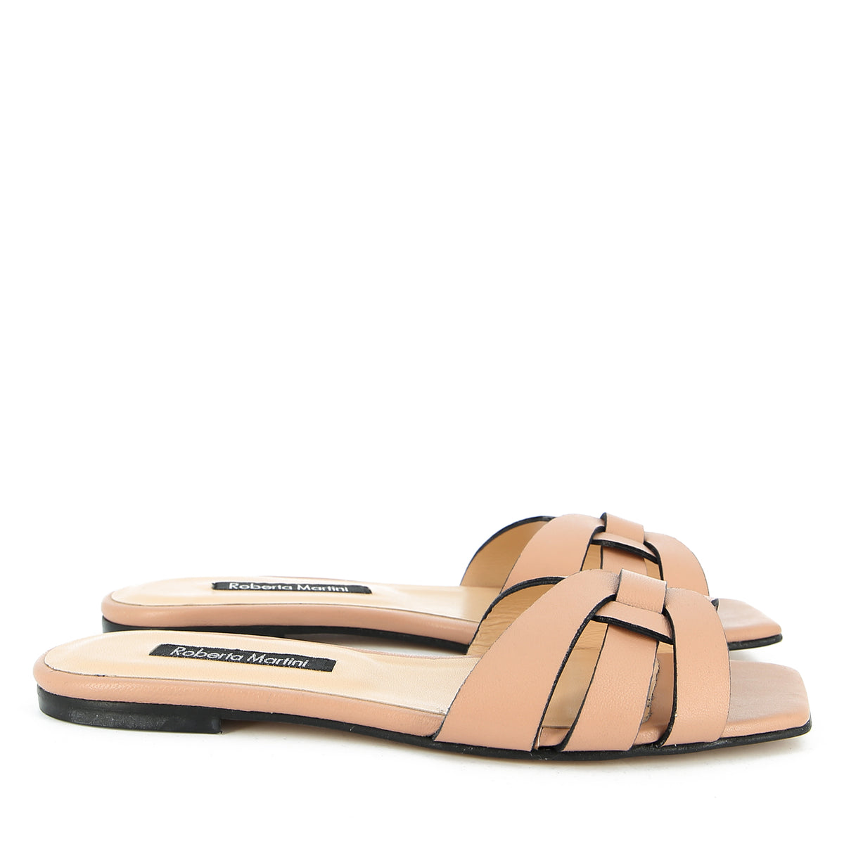Sandale York Schwarz Nappa