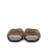 Sandale York Schwarz Nappa