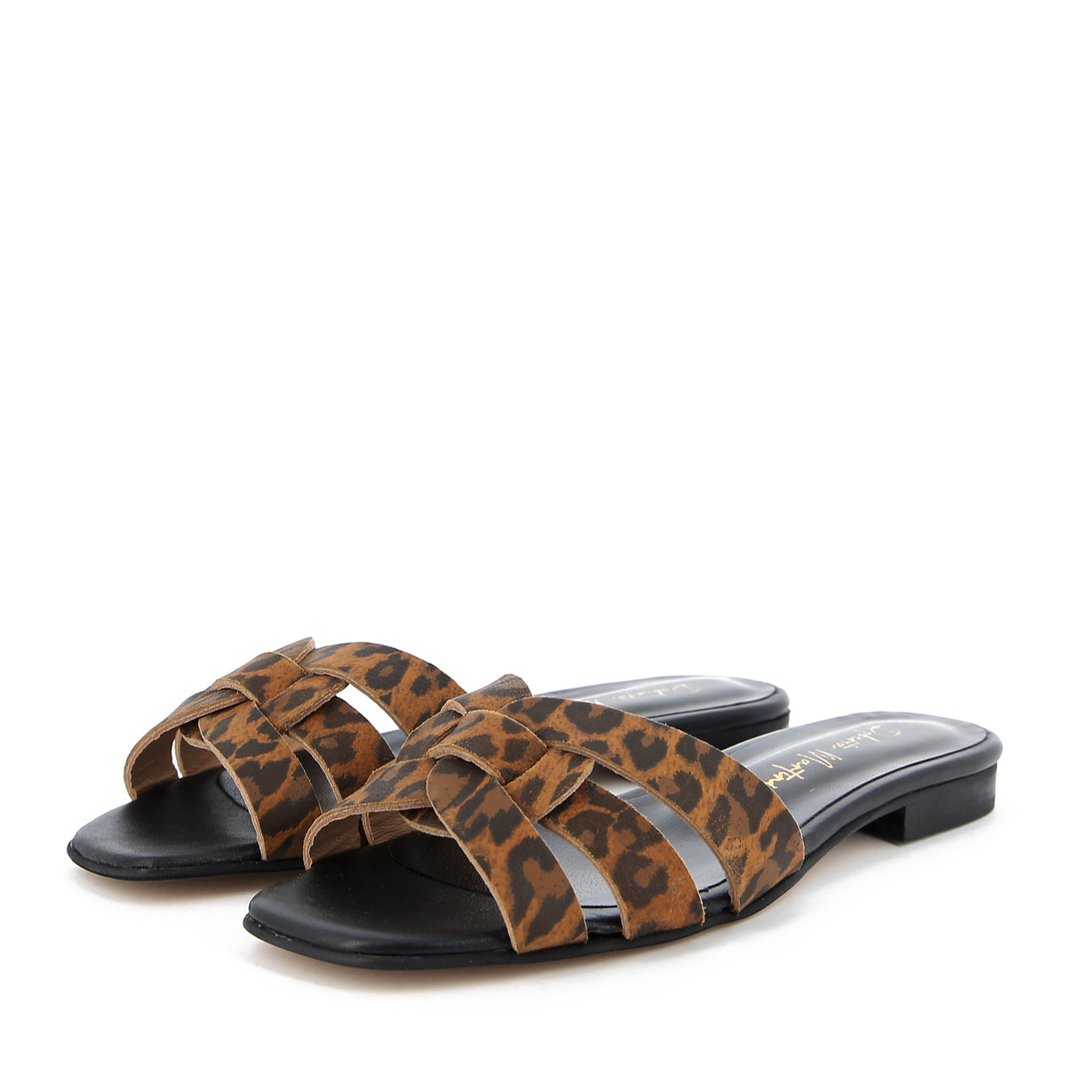 Sandale York Schwarz Nappa