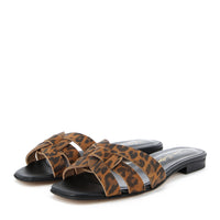 Sandale York Schwarz Nappa