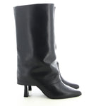 Goldie Leder Texan Boot Schwarz