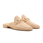 Beige Nappa Isabel Mules